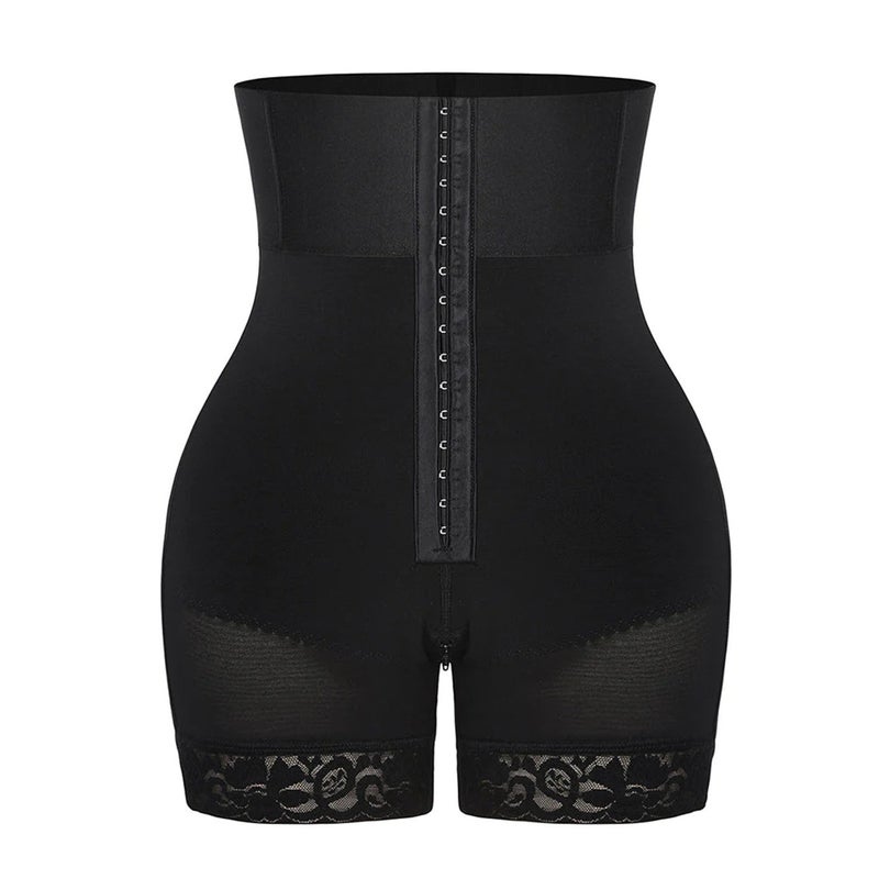 Plus-Size Tummy Control Pants For Women, High-Waisted With Hip Pads, Seamless Butt-Lifting Pants, Non-Curling Waistband, Peach Butt Shaping Pants - Image 1