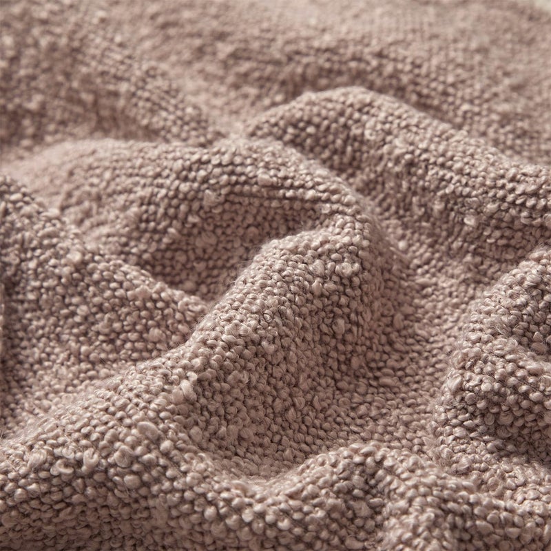 JUSPURBET Pink Boucle Lumbar Throw Pillow Covers 16x24 inch Set of 2 for Couch Bedroom Sofa Living Room Decorative Soft Thick Textured Cushion Covers with Hidden Zipper - Image 3