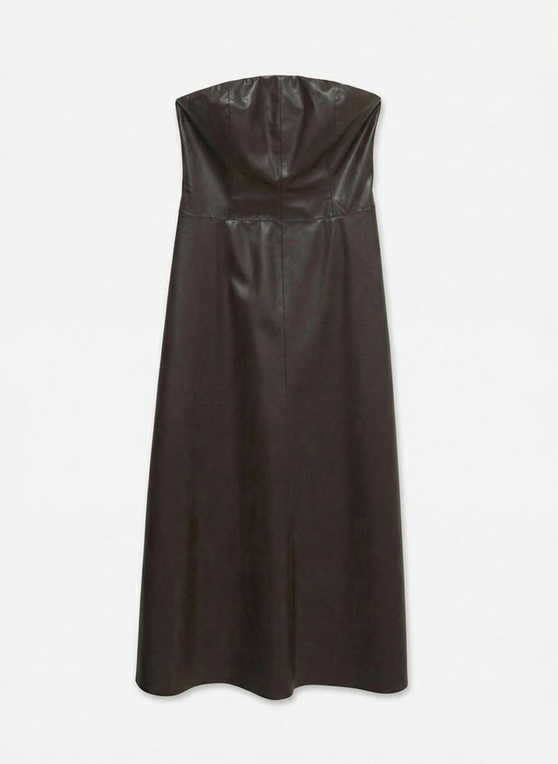 VERO MODA Women's VMKATCHA PU Bandeau Woven Dress - Image 5