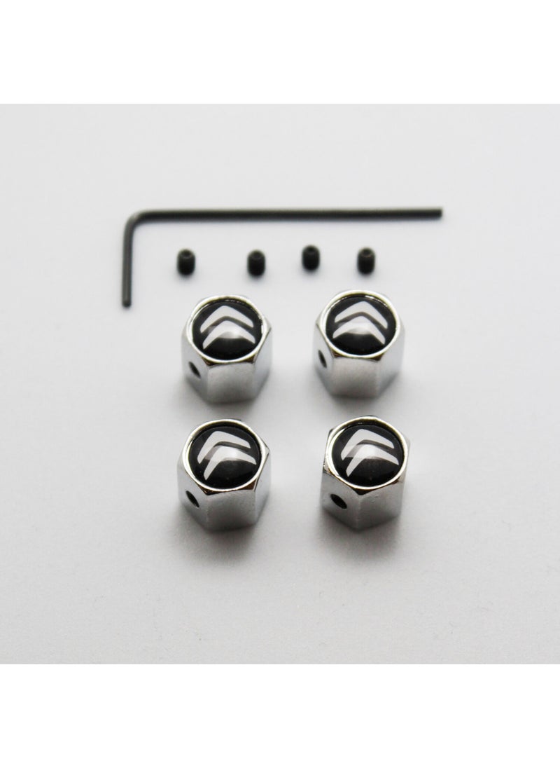 Ripido Citroen Valve Cover Allen Model Silver Color Safe Against Theft 