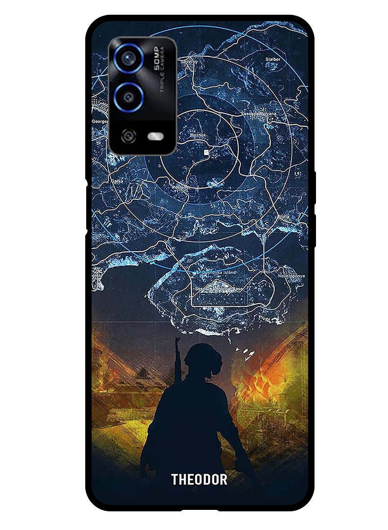 Theodor Protective Case Cover For OPPO A55 4G Pubgy Map - Image 1