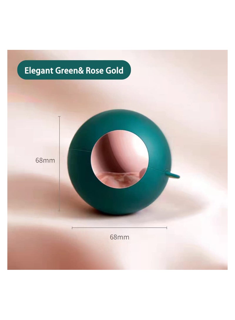 Zikra Washable Reusable Gel Lint Roller for Pet Hair,Portable Dog Cat Pet Hair Remover for Clothes, Laundries, Sticky Cleaner, Dust Fuzz Fur for Travel Household-Green - Image 3