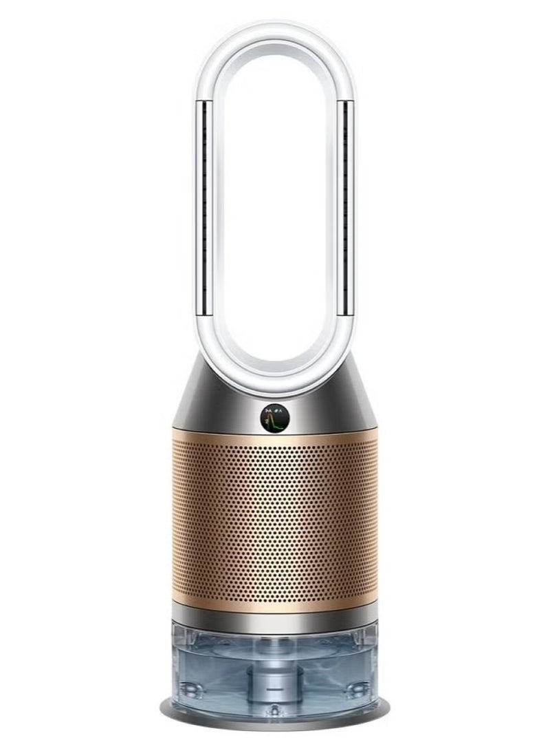Dyson Purifier Humidify+Cool PH2 De-NOx, Smart 3-in-1 Air Purifier with Advanced NO2 Removal, HEPA H13 Filtration & App Control, Removes Odours and Gases, White/Gold | PH05 - Image 1