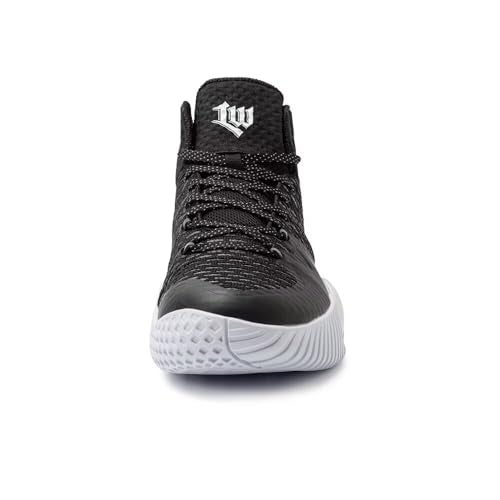 PEAK High Top Mens Basketball Shoes Lou Williams Streetball Master Breathable Outdoor Sneakers Cushioning Shoes for Fitness Black - Image 5