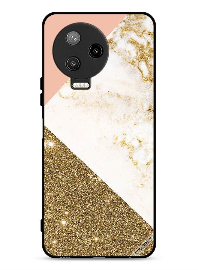Covernex Infinix Note 12 Pro 4G Protective Case Cover Glitter & Marble Pattern - Image 1