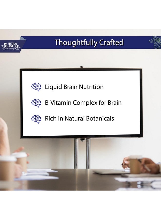 بيريد تريجر مكمل غذائي لتقوية الذاكرة والتركيز العقلي من Buried Treasure Neuro Nectar سعة 16 أونصة - Image 5