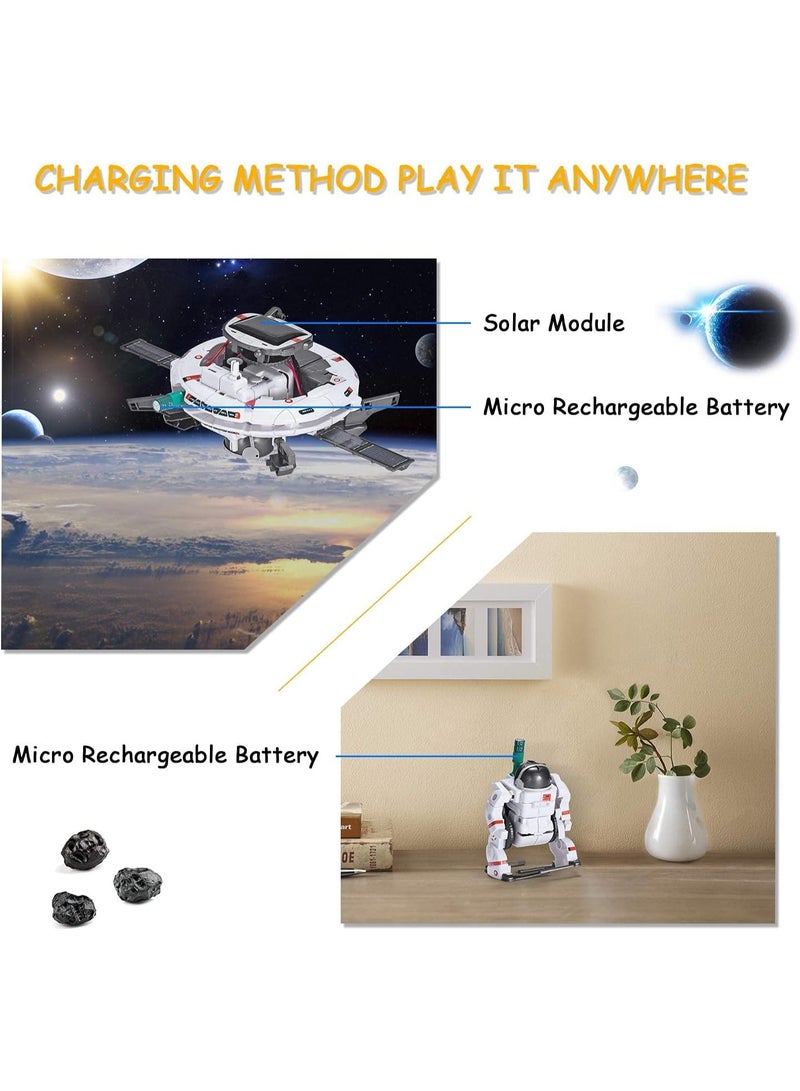 STEM Projects for Kids Ages 8-12, Solar Robot Toys 6-in-1 Science Kits DIY Educational Building Space Toy, Christmas Birthday Gifts for Boys Girls Teens - Image 3