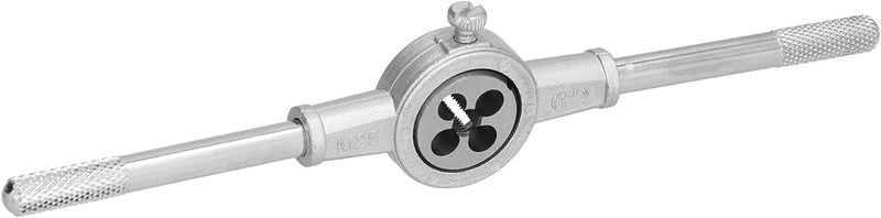 10Pcs Metric Die Set, Bearing Steel Thread Dies Kit with Knurled Handle Wrench, Removable Threading Repair Tools for Male Threads Cutting and Repair, M6 - M12 Sizes - Image 2