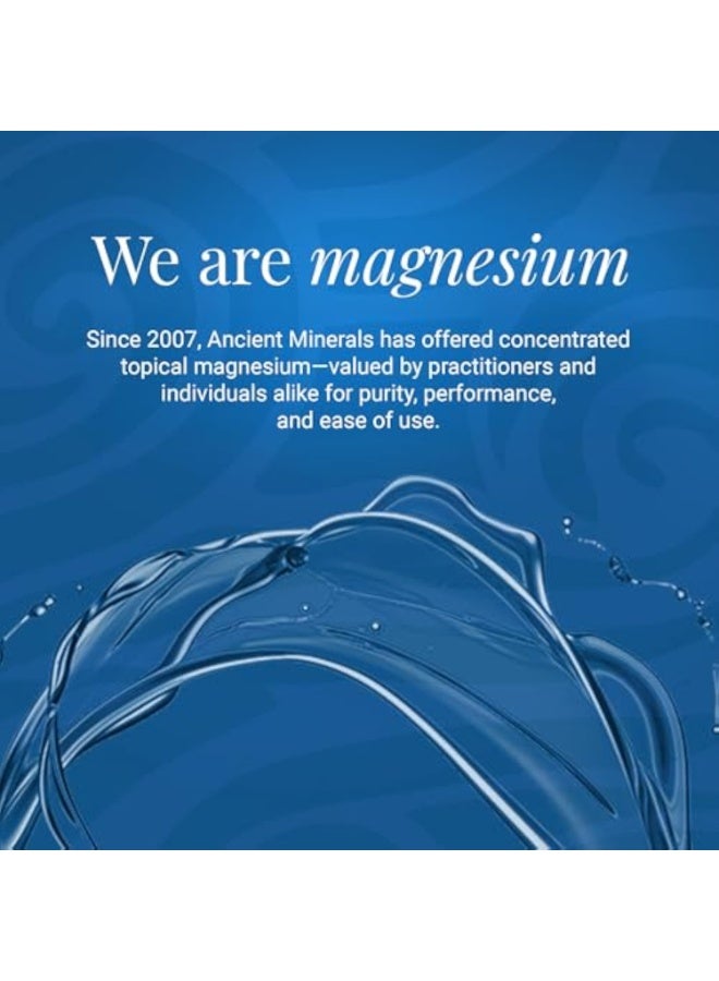 Ancient Minerals Magnesium Oil Spray - 4fl oz High-Concentration Topical Spray, Genuine Zechstein Magnesium Chloride for Skin Absorption​ - Image 2