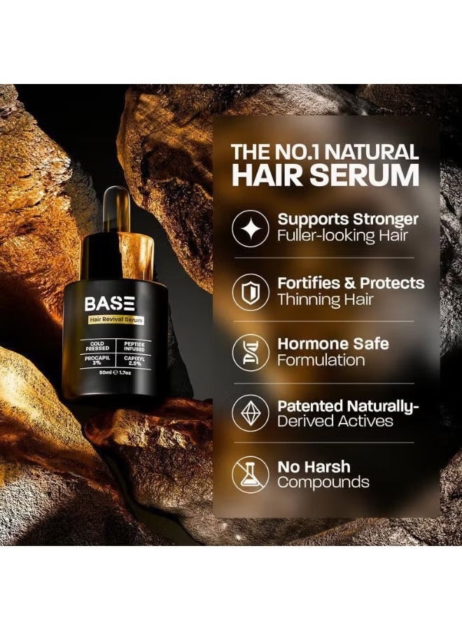 Base Hair Growth Serum for Men & Women for Hair Loss & Thinning - Image 3