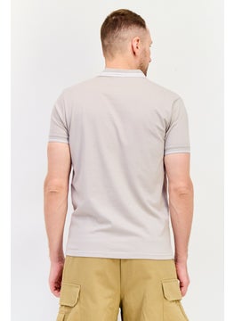 RBX Men Sportswear Fit Short Sleeve Outdoor Polo Shirt, Stone  - Image 3