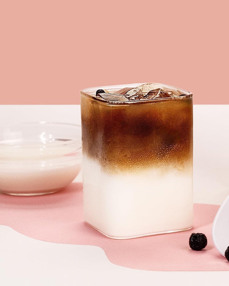 PrimeWorld طقم نظارات زجاجية مربع من تالمانغو 6 قطع سعة 300 مل للمشروبات والكوكتيلات والمشروبات المختلطة، زجاج خالي من الرصاص، ماء، عصير، موهيتو، مشروبات باردة، زجاج بيرة للاستخدام اليومي في الحفلات والبارات - Image 4