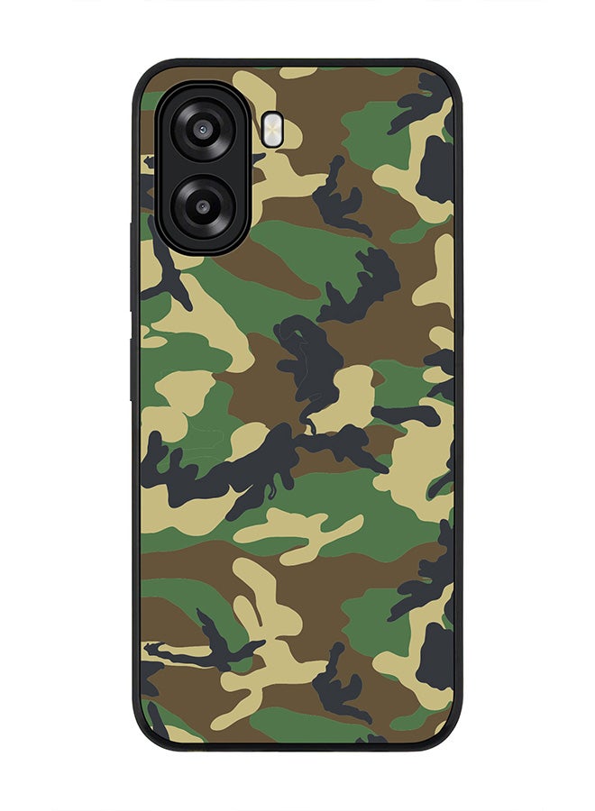 Stylizedd For Oppo A6t 5G / A6t 4G Case,Slim fit Camera Protection, Shockproof Thin Phone cover  - Jungle Camo - Image 1