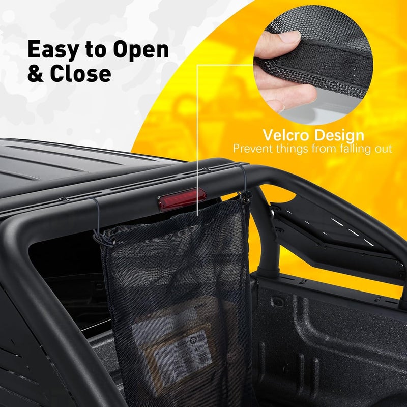 ZOSANY UTV ATV Trash Sack - Universal Mesh Trash Bag Compatible with Polaris RZR, Can-Am, CFmoto, Honda, Kawasaki, Arctic Cat - Image 5