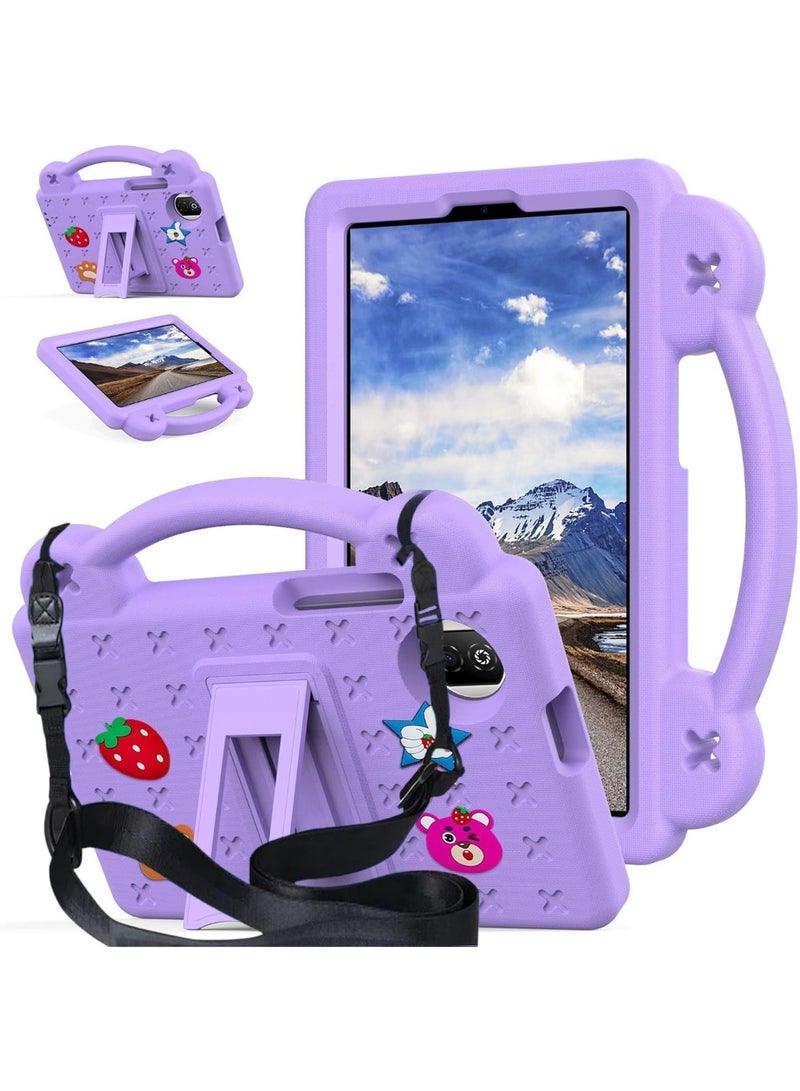 عام **غطاء أطفال للهونر باد X7 8.7 بوصة 2025 - غطاء مضاد للصدمات مع حزام كتف ومقبض للرفع** - Image 1