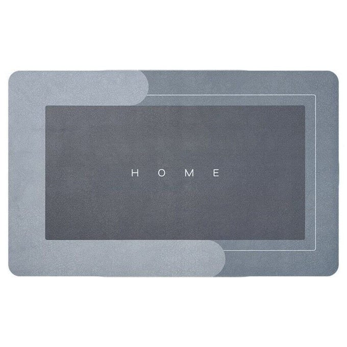 NON SLIP DIATOMITE DOOR MAT BATHMAT ANTISKID BATHROOM STRONG FLOOR MAT QUICK DRY HOME KITCHEN 60 X 40 CM 1PCS MULTICOLOR SQAURE