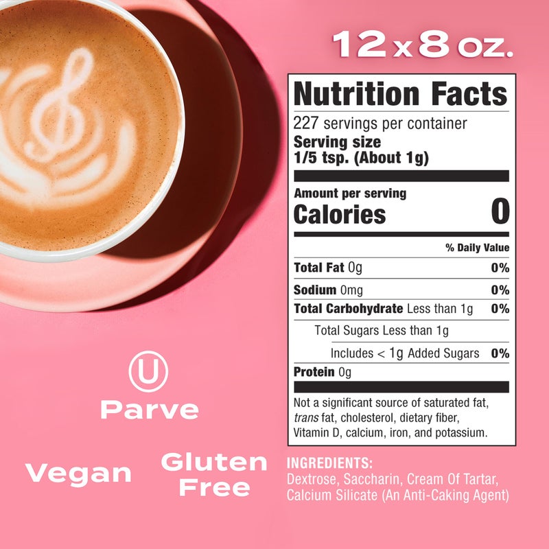 Sweet'N Low Zero Calorie Bulk Sweetener, 8 oz. Box, 12 Pack, Granulated Sugar Substitute for Baking, Coffee, Tea and More, Kosher & Gluten Free, Low Glycemic Index - Image 4