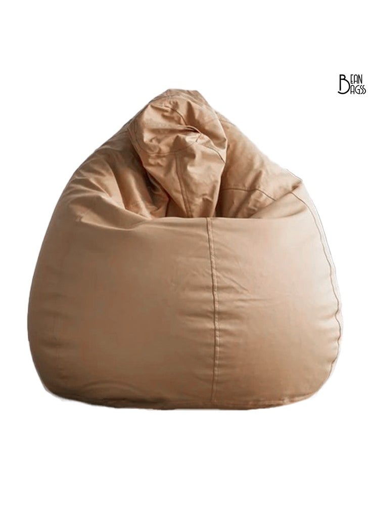 PVC Beige Bean Bag Filled Multi Purpose Faux Leather Bean Bag - pzsku/Z376DE752310E72367D26Z/45/_/1720015575/f89d59cf-3a1c-4ba7-aec2-46438ee730c6