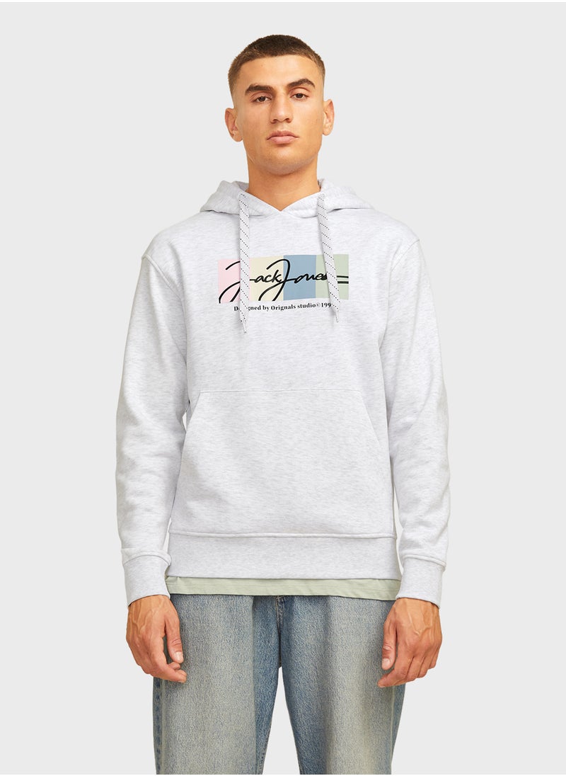 JACK & JONES Jorportland Logo Hoodie  - Image 1