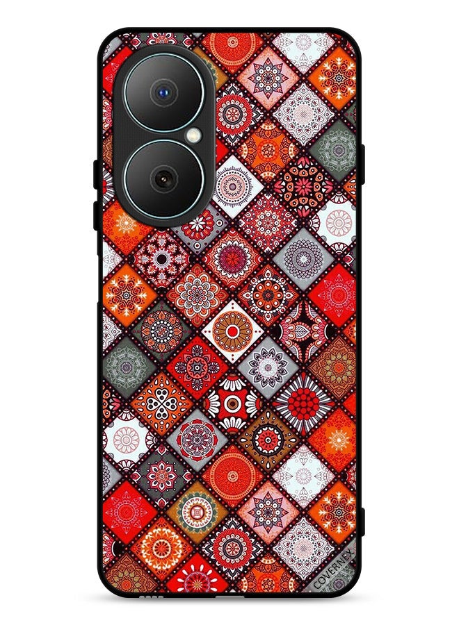 Covernex Huawei Nova Y73 Protective Case Cover Mandala Design Art