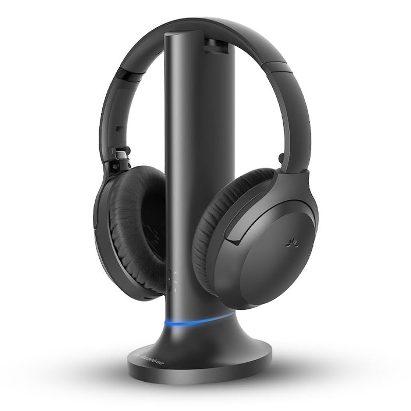 Avantree Opera Plus - Wireless Headphones for TV Watching with Clear Dialogue & Volume Boost for Seniors & Hard of Hearing, Use with Soundbar at Same Time, Charging Transmitter Base, Comfortable Fit - Image 1