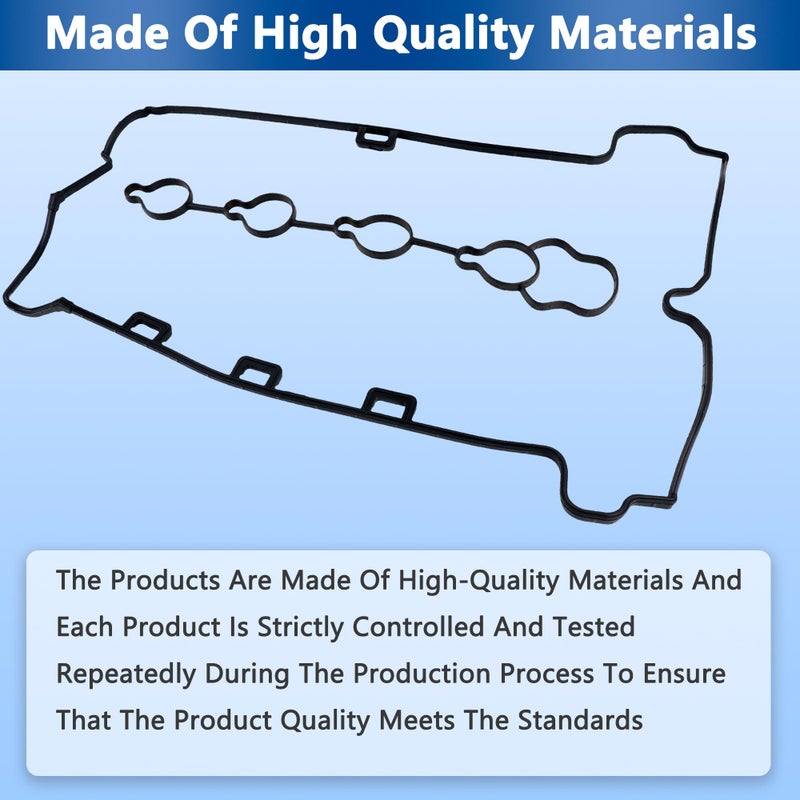 RICHWEI VS50778R Engine Valve Cover Gasket Set for Chevy Buick GMC Captiva Cobalt Equinox HHR Orlando Impala Malibu Allure Lacrosse Regal Verano Terrain 2007 2008 2009 2010 2011 2012 2013 2014 2015 2016 2017 - Image 5