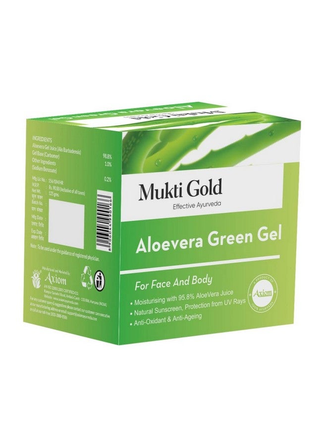Axiom Aloevera Green Gel 125gm(Pack of 5) | WHO,GLP,GMP,ISO Certified Natural Products. - Image 5