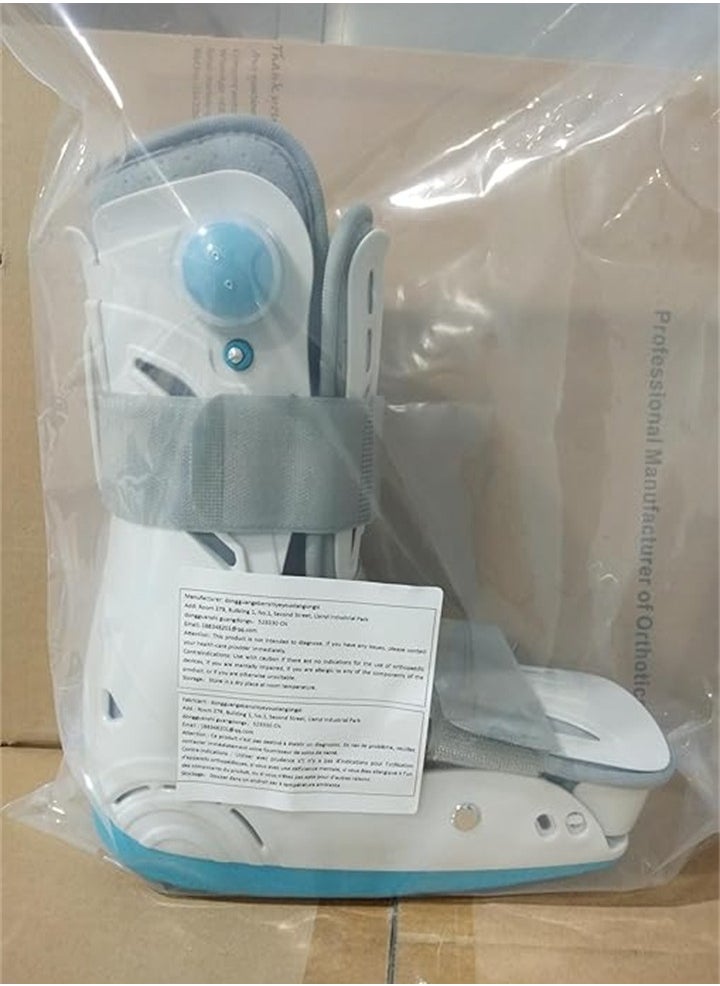 Adjustable fracture boot, medical inflatable walking boot, orthopedic boot for ankle sprain, stress fracture, foot fracture or Achilles tendinitis