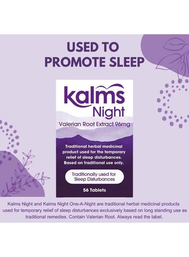 KALMORE Kalms Night, 56 Tablets - Traditional Herbal Medicinal Product Used for The Temporary Relief of Sleep Disturbances - Image 5