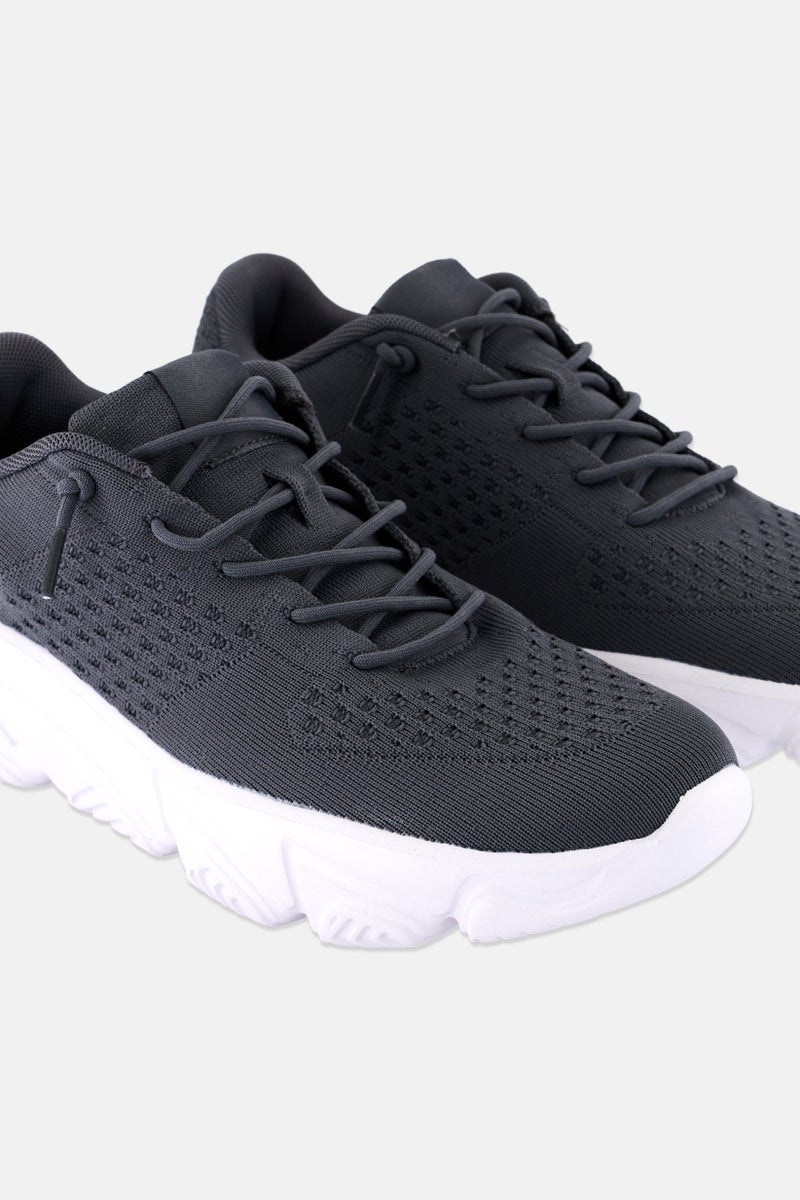 RBX Men Lace Up Outdoor Shoes, Dark Grey - Image 3