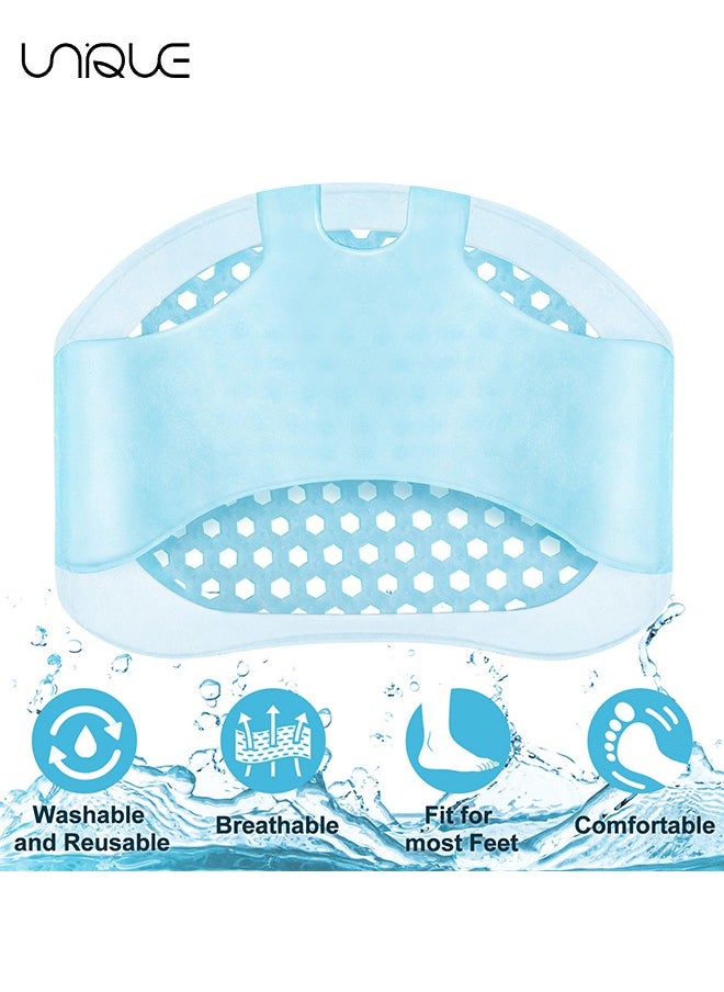Unique 2 Pairs Ball of Foot Cushions, Metatarsal Pads Soft Gel Ball of Foot Pads Mortons Neuroma Callus Metatarsal Foot Pain Relief (Blue)  - Image 3