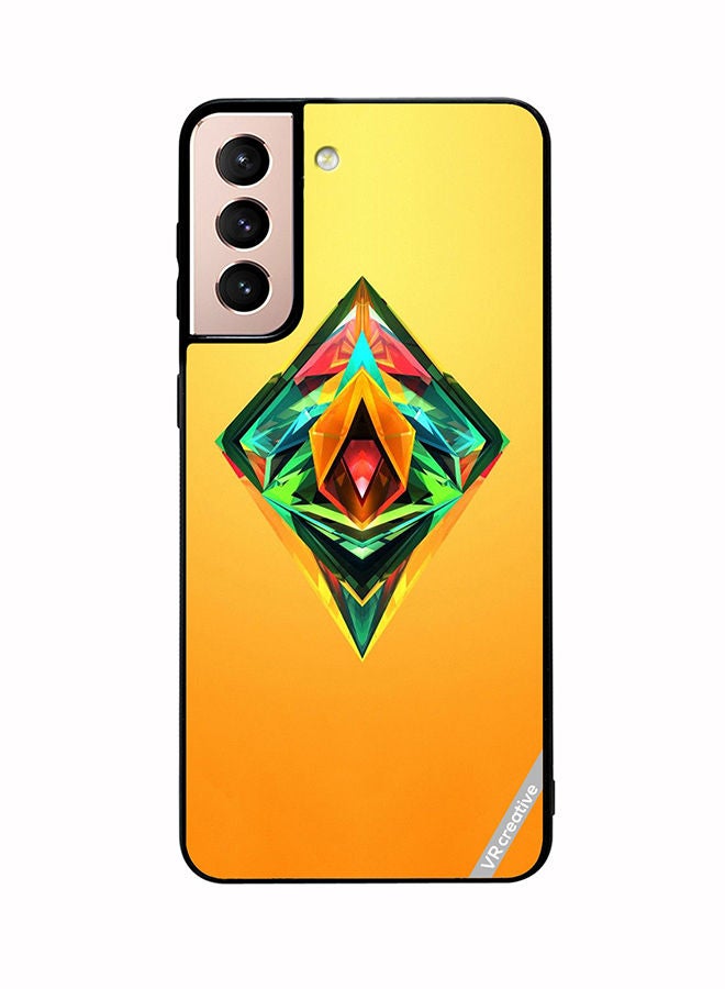 VR CREATIVE Protective Case Cover For Samsung Galaxy S21 Plus 5G Etherium Design Multicolour - Image 1