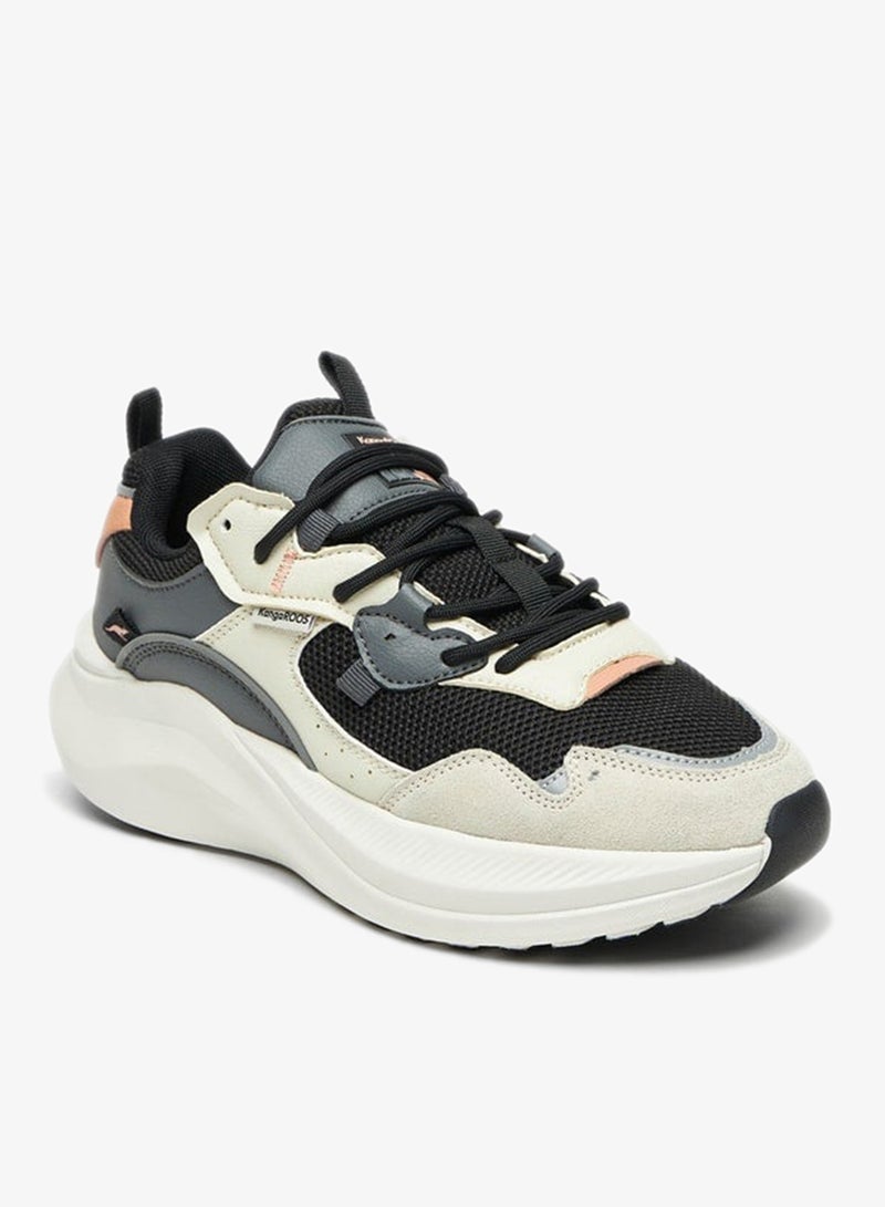 kangaROOS Women's Panelled Lace-Up Sports Shoes - Image 3