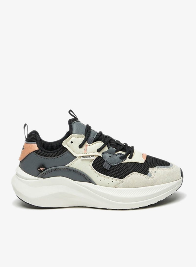 kangaROOS Women's Panelled Lace-Up Sports Shoes - Image 1