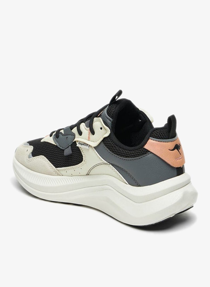 kangaROOS Women's Panelled Lace-Up Sports Shoes - Image 2