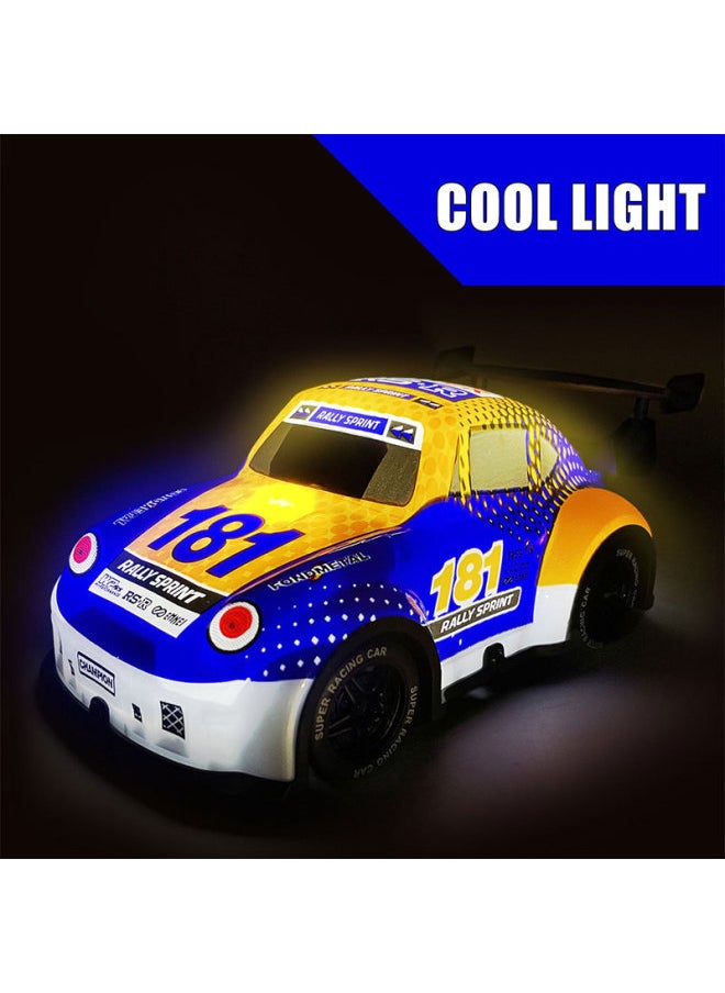 Generic 2024 Q Version Small-scale Off-road Remote Control Car With Lights 1:24 Uncharged Children's Toy Car-Color:Q241 Yellow-Proportion:1:24  - Image 5