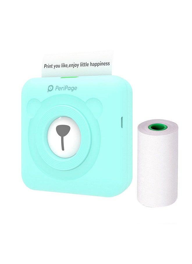 PeriPage Mini Pocket All-in-One Thermal Printer Wireless BT Picture Photo Label Memo Receipt Paper Printer AR Photo Function with USB Cable Support for Android iOS Smartphone Windows  - Image 1