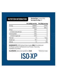 Applied Nutrition أبلايد نيوترشن ISO XP Whey Isolate - مسحوق بروتين مصل اللبن المعزول، ISO-XP نكهات لذيذة غير تقليدية (1 كجم - 40 حصة) (شوكولاتة كراميل)  - Image 5