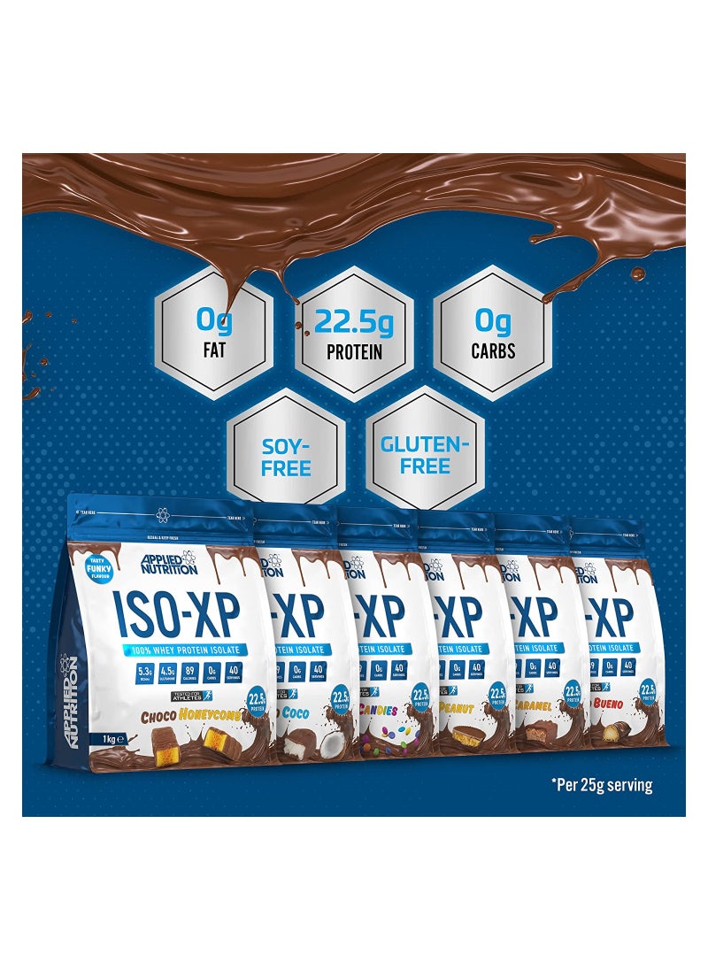 Applied Nutrition أبلايد نيوترشن ISO XP Whey Isolate - مسحوق بروتين مصل اللبن المعزول، ISO-XP نكهات لذيذة غير تقليدية (1 كجم - 40 حصة) (شوكولاتة كراميل)  - Image 4
