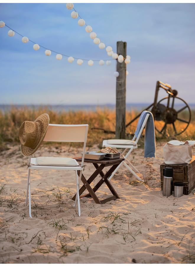 erorex Chair pad, grey-beige in/outdoor, 34x34x1.0 cm - Image 2