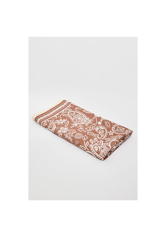 R&B Paisley Patterned Scarf, 180X85cm - Image 2