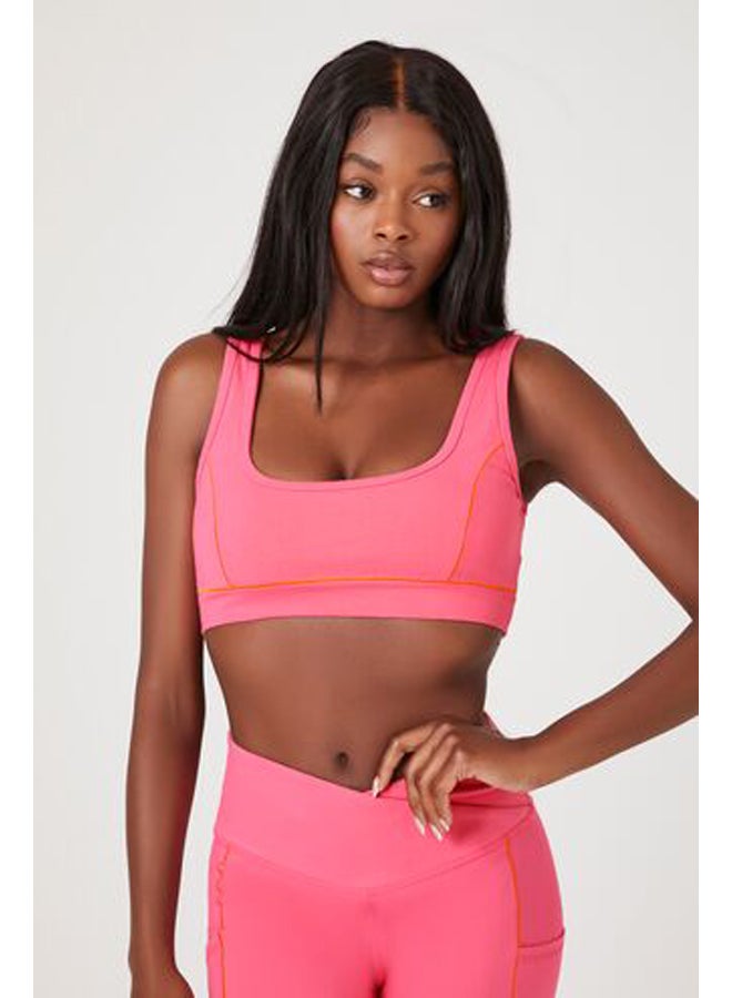 FOREVER 21 Contrast-Seam Sports Bra - Image 1