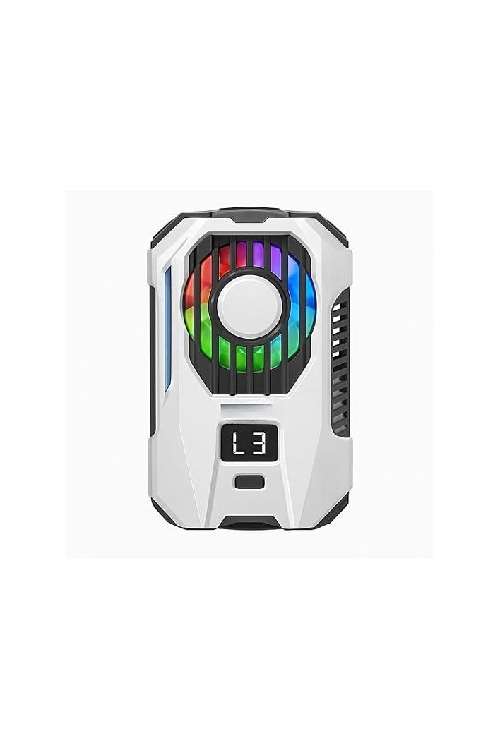 Mobile Cooler X136 with Semiconductor Cooling, LED Temperature Display, Built-in Battery, Type-C – White  - Image 1