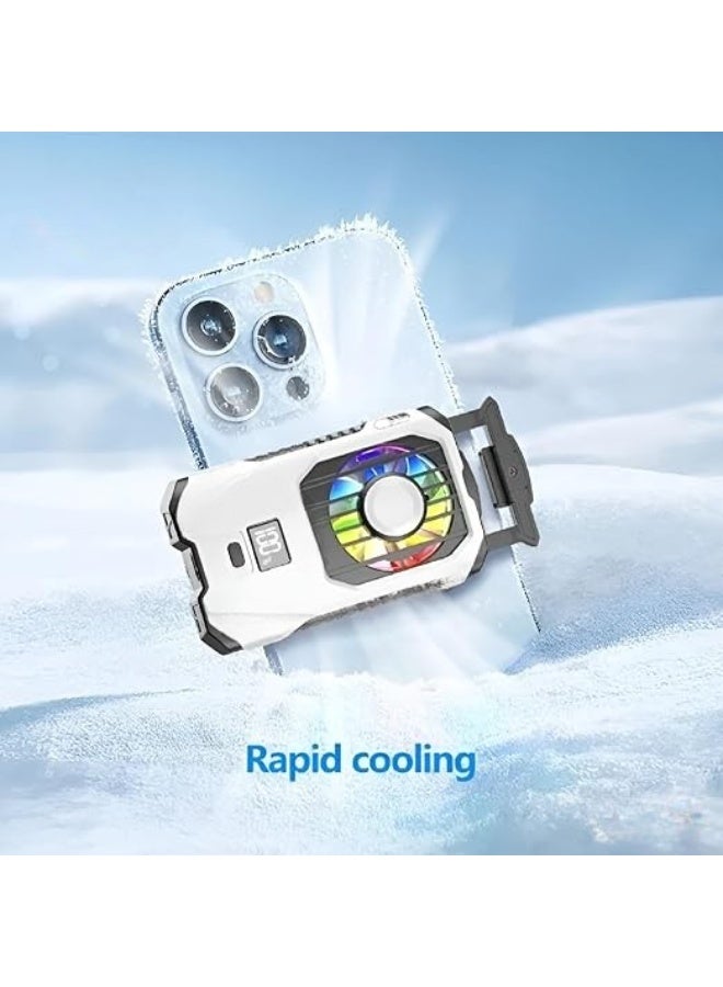 Mobile Cooler X136 with Semiconductor Cooling, LED Temperature Display, Built-in Battery, Type-C – White  - Image 2