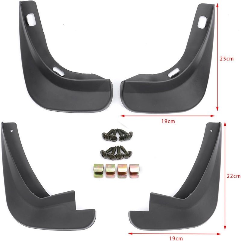 Wivplex Car Mud Flaps for Ford S-Max 2006-2015 - Image 2