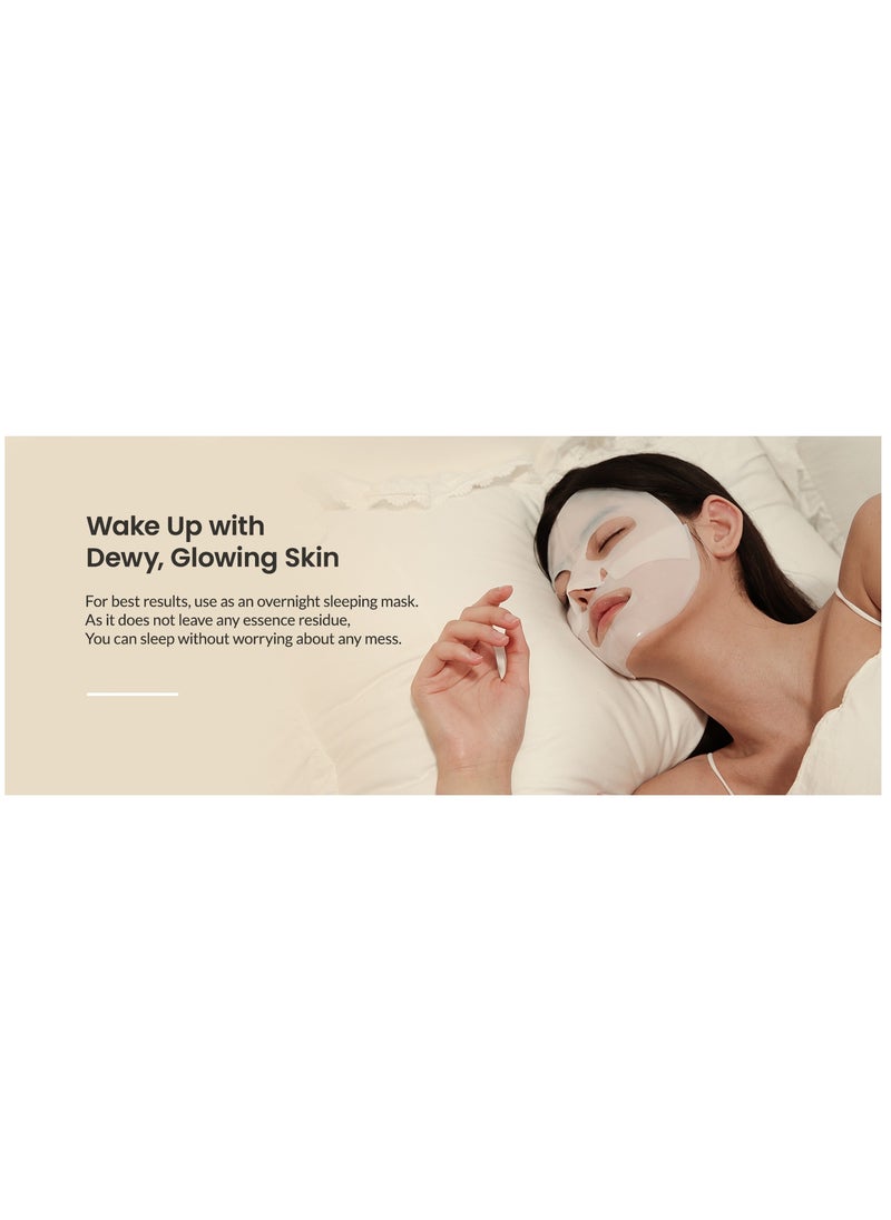 Bio Collagen Real Deep Mask 4Pcs Hydrating Overnight Mask Pore Minimizing Elasticity Improvement 34g
