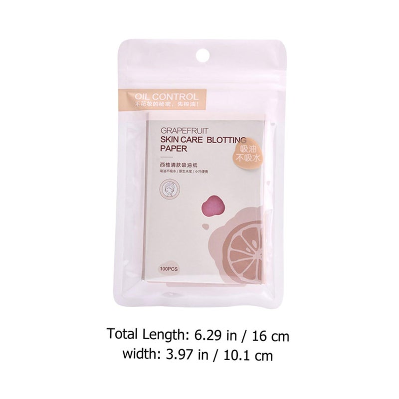 Partykindom 3 Bags Oil Absorbing Paper Face Oil Sheets Oily Skin Control Remover Blotting Papers Portable Convenient - Image 3
