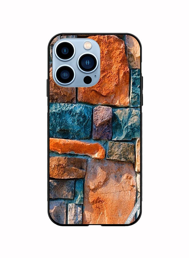 VR CREATIVE Protective Case Cover For Apple iPhone 14 Pro Max Abstract Stone Design Multicolour - Image 1