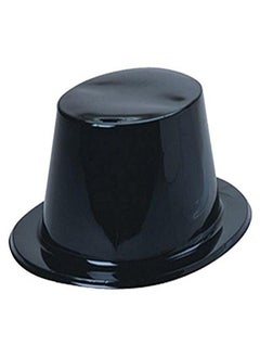 U.S. Toy Plastic Top Hats, Pack Of 12, Black  - Image 2