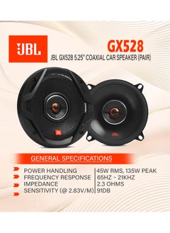 Jbl Gx528 5.25 Inches Coaxial Car Speaker (Pair) - pzsku/Z376F4A1730CB0927B527Z/45/_/1727792847/30292f92-f71c-4084-a927-776ddbf5f106